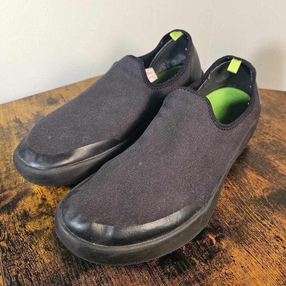 OOFOS OOmg eeZee Low Women Black Slip On Recovery Shoe W 11 EU42 Q2 2021 Comfort